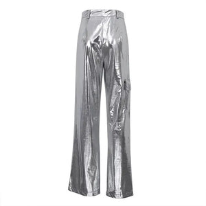 Sylvia Silver Cargo Pant