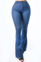 Load image into Gallery viewer, Coral High Waist Flared Denim Pant