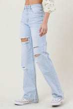 Load image into Gallery viewer, Ari Distressed Wide Leg Jeans