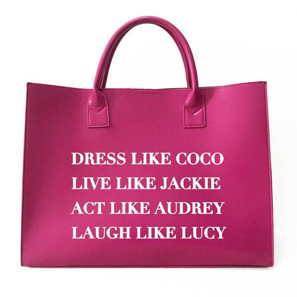 Trendy Dressing Tote Bag