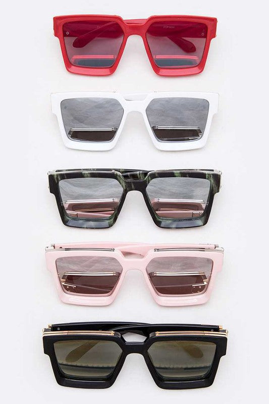 Exotic Square Frame Shades