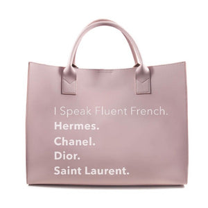 Luxe Language Tote Bag