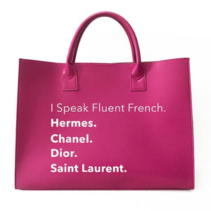 Luxe Language Tote Bag